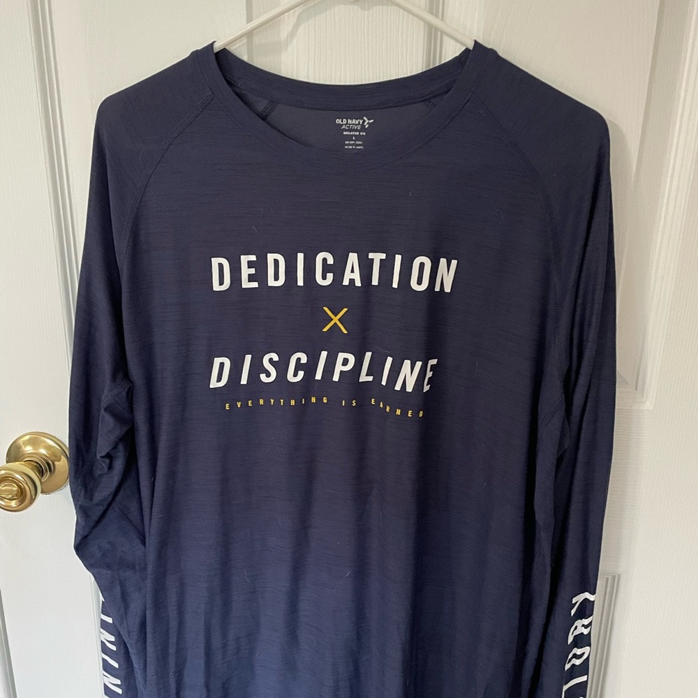 Long Sleeved Old Navy Men's Shirt Navy size Large